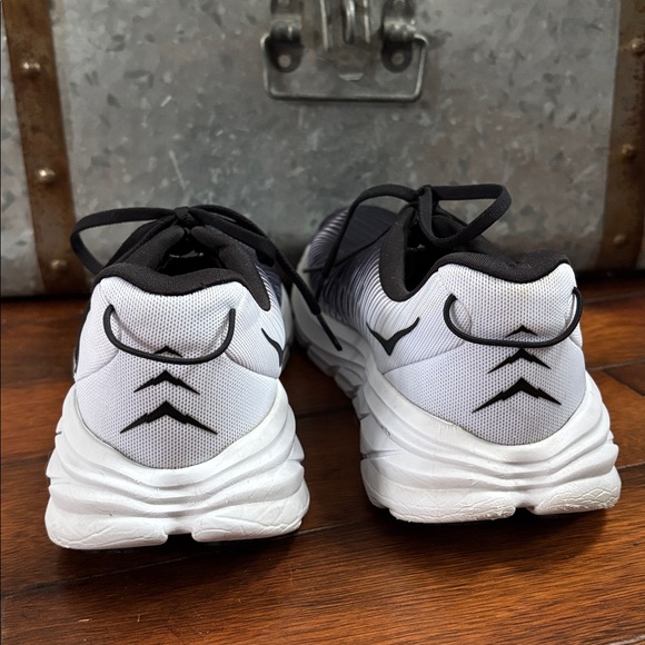 HOKA Rincon 3 Women Sneakers - Black and White - Picture 7 of 9